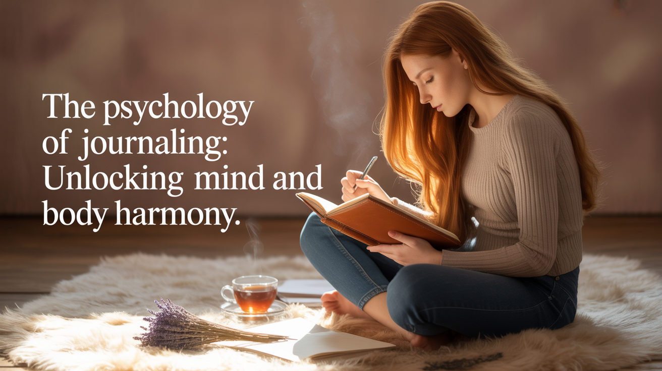 Calm Journaling Session with Nature Background