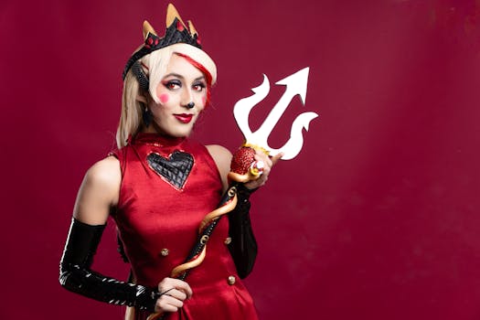 Colorful cosplay photo featuring a character with artistic makeup in Mexico City, vibrant style.