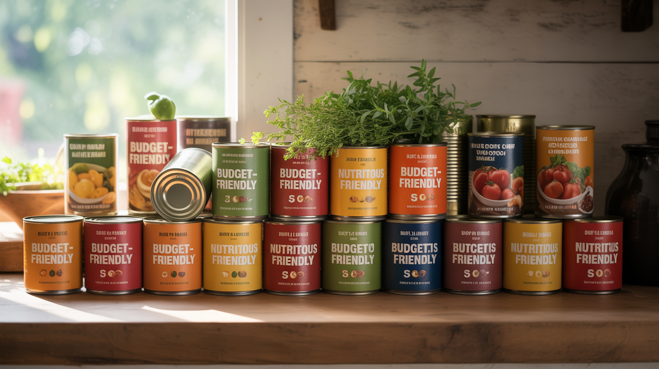 Delicious Budget-Friendly Canned Foods in Kitchen