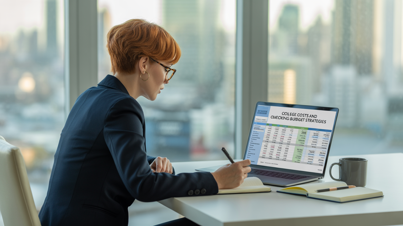 Young Professional Managing Budget