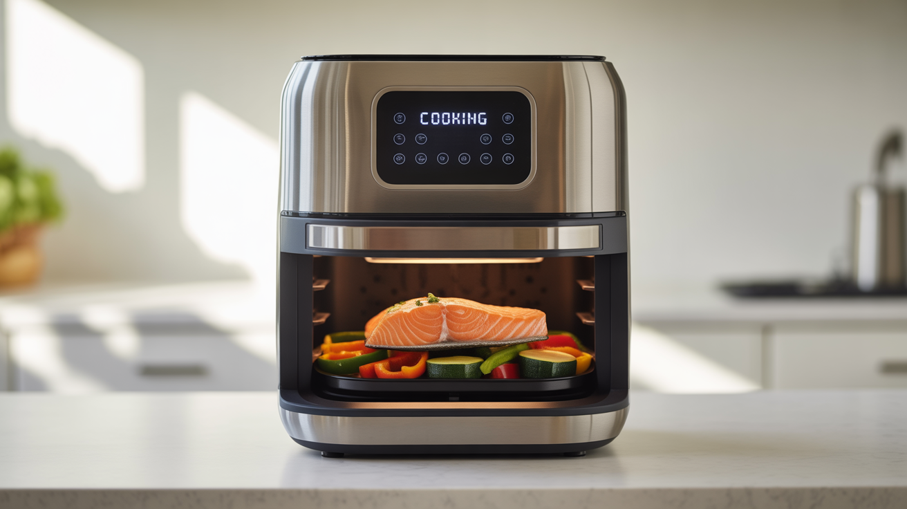 Non-toxic Air Fryer Cooking a Healthy Meal