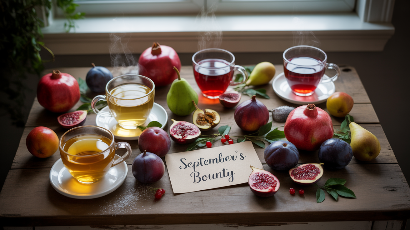 September Fruits and Teas for Vibrant Health