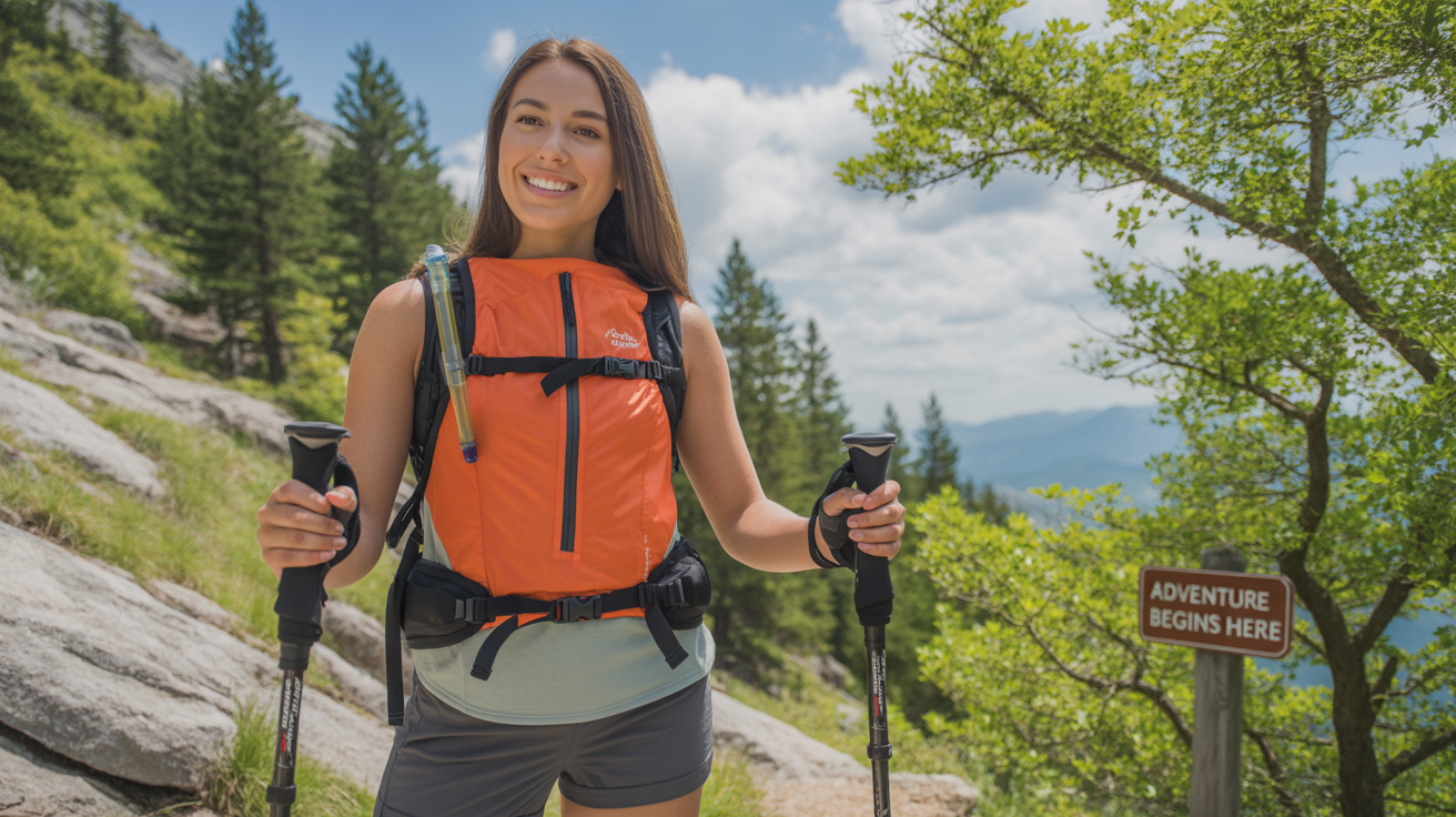 Best Hiking Gear for Beginners Featuring <a href='https://amzn.to/484WSwB' target='_blank'></img>Trekking Poles</a> and <a href='https://amzn.to/4nPyW4W' target='_blank'>Hydration Packs</a>